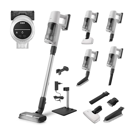 AEG Serie 6000 Akku‑Staubsauger, ETM Testsieger, Digitalmotor, kabellos, alle Böden, bis zu 99 % Staubaufnahme, bis zu 40 Min. Laufzeit, entnehmbarer 21,6 V Akku, leicht, Zubehör, Weiß, AP61HB21SH