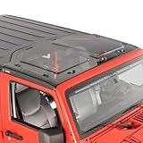 QuadraTop SkyLite Clear Hard Top - Fits Jeep Wrangler JK 2007-2018 - Panoramic Freedom Top - High-Strength...
