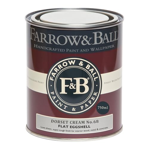 Image of Farrow & Ball Dorset Cream No. 68 Flat Eggshell 750ml