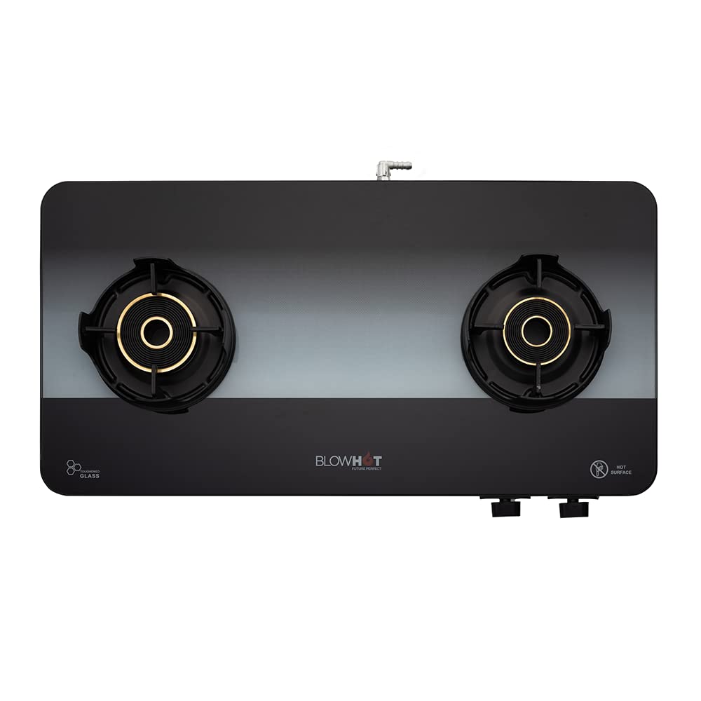 BLOWHOT Sapphire Manual 2 Burner Slimmest Gas Stove | Toughened Glass  Cooktop | Stainless Steel Frame | 1 Year General Warranty (Burner, Gas  Valve and Glass - 5 Years) : Amazon.in: Home u0026 Kitchen