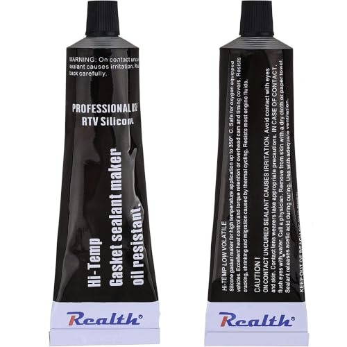 Image of High Temperature RTV Silicone Gasket Maker Grey 3.53 Oz 3 Pack | Oil Resistance Sealant High Strength Flange Sealing for Automotive Motorbike Machine Equipment Repairing