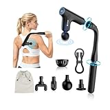 UPSPORT Massage Gun Deep Tissue Muscle Massager with 3-in-1 Detachable Handle Portable Mini Muscle Massager, Full-Body Massage Tool for Back/Neck/Shoulder/Foot Relaxation Up to 3000 RPM for Men/Women