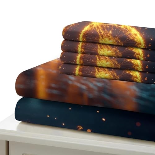 Housse de couette 3D panthère ultra douce et résistante pour lit double