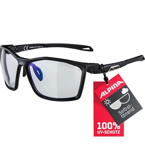 ALPINA Unisex - Erwachsene, TWIST FIVE V Sportbrille, black matt, One Size