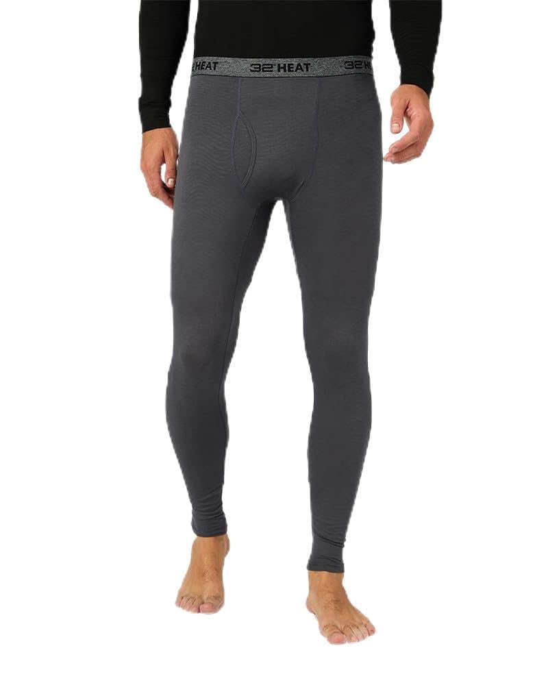 32 Degrees Heat - Leggings ligeros para hombre, elásticos en 4 direcciones, térmicos, ajuste de forma