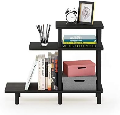 Furinno Side Tables, Wood, Espresso/Black, one size