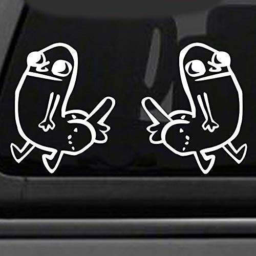 Signage Cafe Dick Butt Figure - 2 Pack - Vinyl Decal Sticker Funny Meme Reddit dickbutt