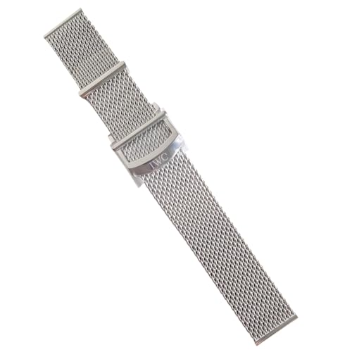 Bracelet montre maille acier inoxydable 20mm résistant à la transpiration