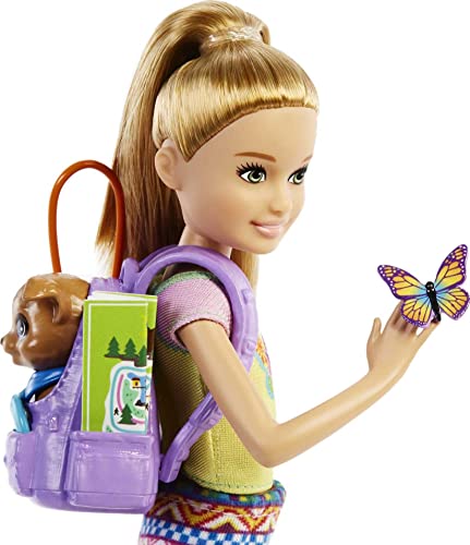 Barbie It Takes Two Camping Playset With Stacie Doll (~9 In), Puppy, Pet Tent, Pet Carrier, Sticker Sheet & Camping Accessories, Gift For 3 To 7 Year Olds #TOP1
