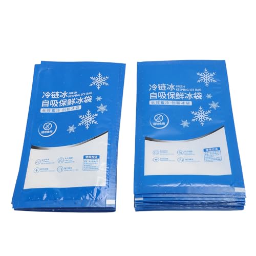 Paquetes De Hielo Seco Para Envío De Alimentos Congelados 100Pcs, Paquetes De Hielo Reutilizables Hielo Seco Para Envío De Alimentos Congelados Paquete De Congelador Frío (350Ml)