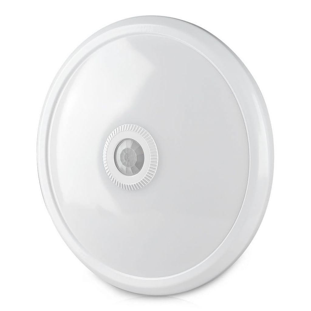 Plafonnier LED 12W détecteur mouvement puce Samsung 4000K