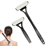 Foldable Lotion Applicator for Back – Sunscreen Roller, Sunblock & Back Tanning Applicator – Easy Self Application Tool for Moisturizers, Creams & Oils – Ideal for Seniors & Limited Mobility (Black)