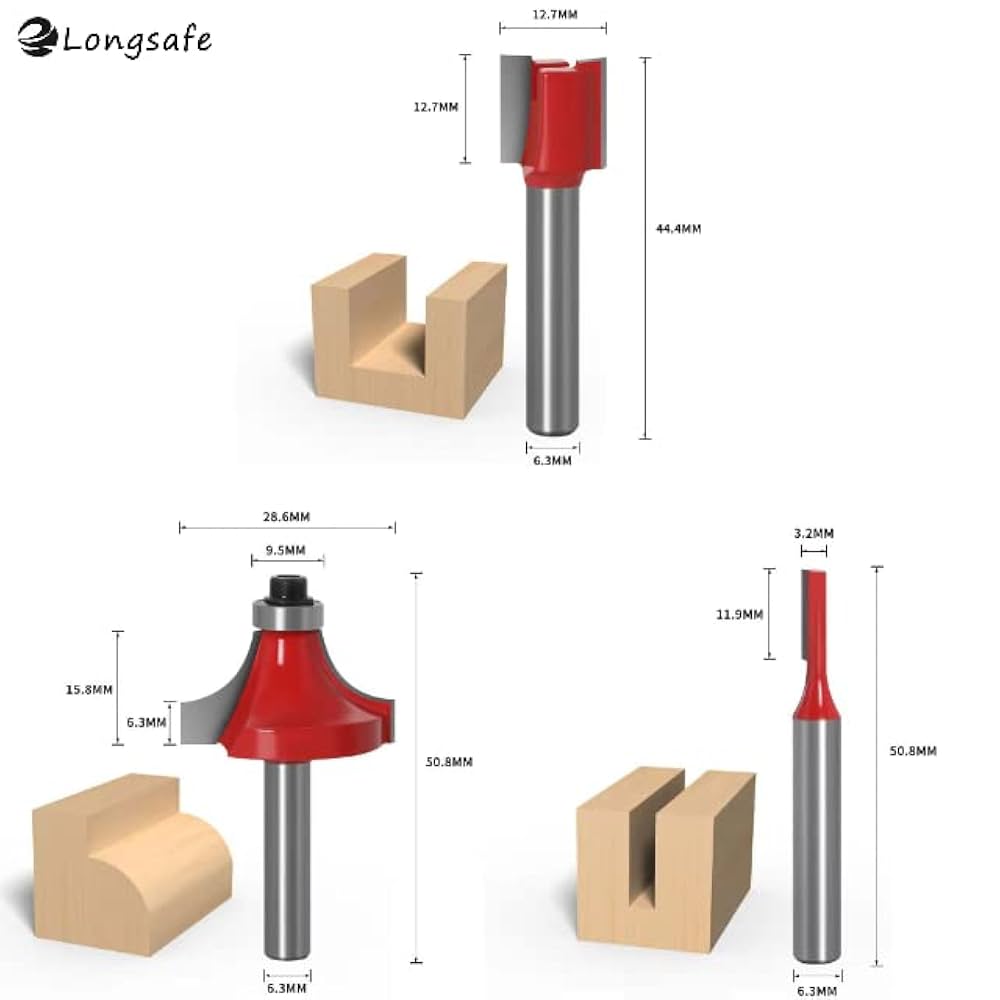 マキタ替刃式大入れビットアリミゾ用チップ４５ｘ３０（３組） Amazon | マキタ互換品 ハイコーキ互換 トリマー ルーター