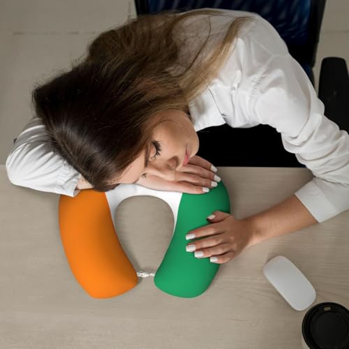 Almohada de viaje de poliéster talla única negra miniatura 7