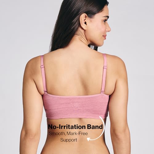 Image of Nykd (NYB430) Breathe Cotton Non Padded & Non Wired Full Coverage Women Slip On Bra with Detachable Multiway Strap for Styling | Hidden Side Shaping Sling for Gentle Lift with Elevated Slub Texture