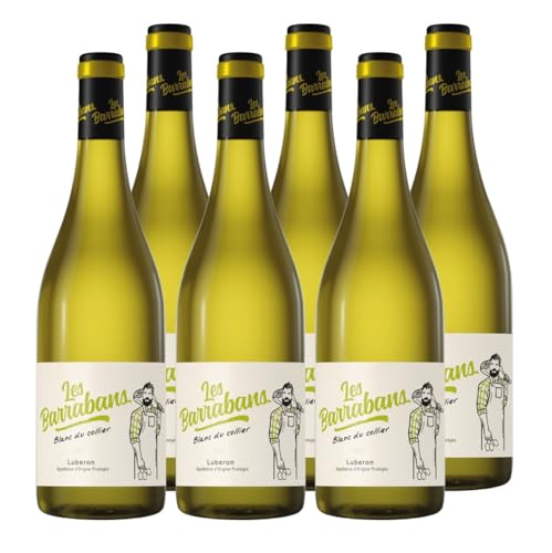 Vin blanc AOP Luberon bouteille 75cl Les Barrabans caisse de 6