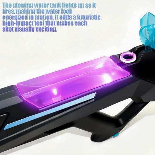 Image of VikriDA 2001 Automatic Electric Water Gun for Kids & Adults Rechargeable Water Blaster with Up to 26 Ft Range Outdoor Pool & Beach Summer Toy