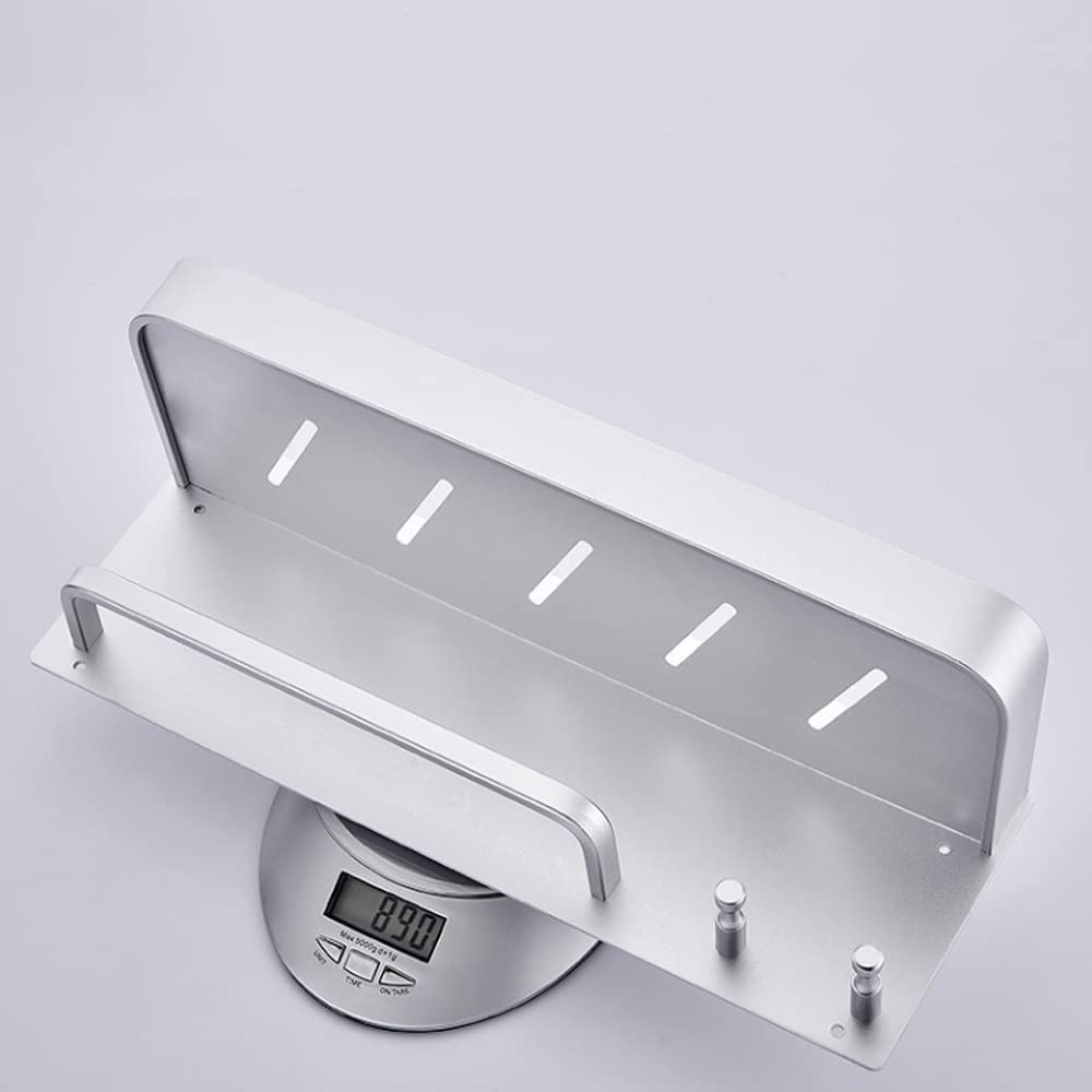 Estante de baño Estante de baño Accesorios de estante de cocina Montaje en pared Estantes de almacenamiento de ducha Espacio para colgar en la pared Soporte de almacenamiento de artículos de