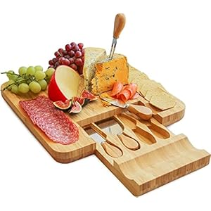 Bamboo Cheese Charcuterie Board&amp...