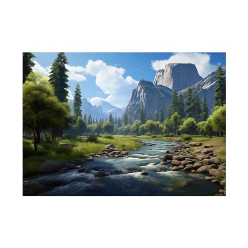 Peinture d'art de paysage grand format pour décorer un grand salon