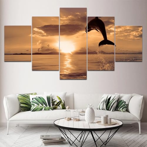 Impression sur Toile Plage Océan - Décoration Murale Maison Cadre 100x55 - 5