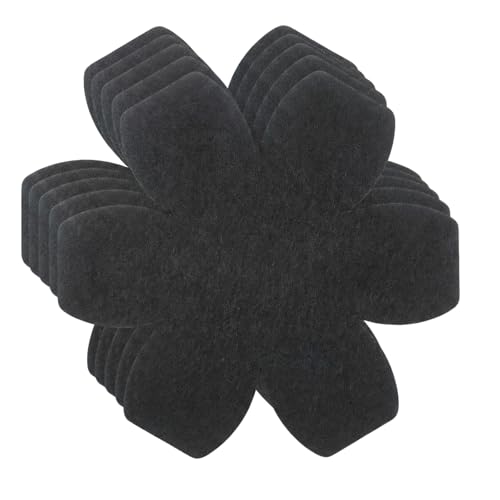 Carehabi Protege Poele et Casserole Lot de 5, Protection Poele Anti Rayure 38cm, Separateur de Casseroles en Feutre pour Rangement Cuisine et Empilement,...
