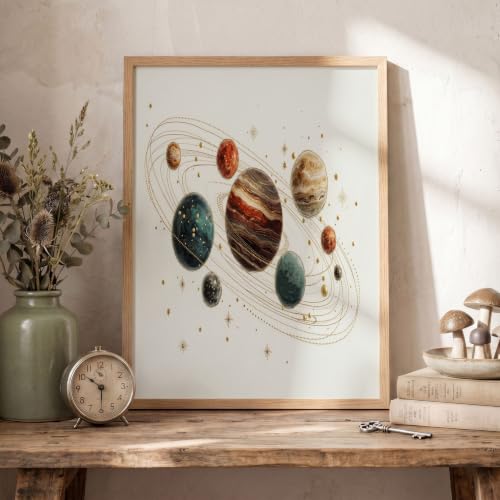 Tableau impression sur toile 60x80cm de style bohème pour chambre et salon