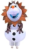 DABOUR Inflatable Leaf Olaf Costume Adult Size Blow Up Snowman Fancy Dress for Halloween Party