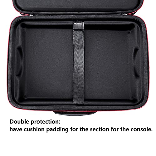 Double-Layer Design Protective Compatible With Ps5 Carrying Case,Hard Shell Have Cushion Padding Travel Storage Bag Compatible With Playstation 5 Digital Edition/Disc Game Consoles,Waterproof And Shockproof. #TOP2