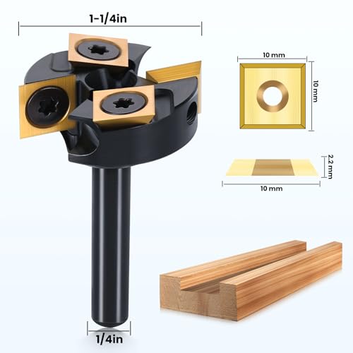 Broca de aplanamiento para alerones HQMaster, acabado suave en carpintería CNC 2