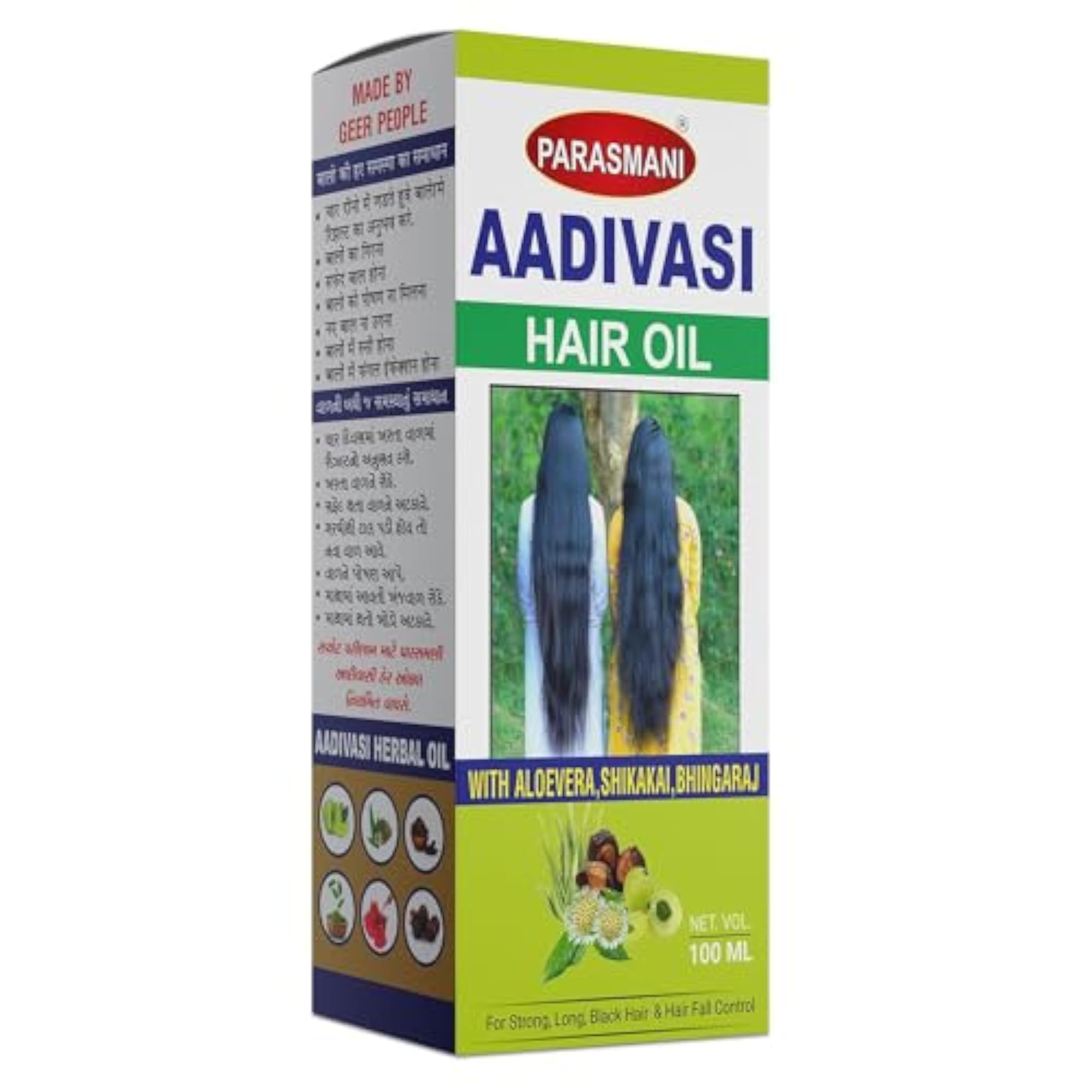 Original Adivasi Hair Growth Oil, Pack of 2, 200ml