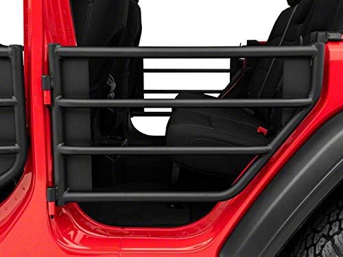 Barricade Tubular Adventure Doors; Rear Compatible for 18-25 Jeep Wrangler JL 4-Door