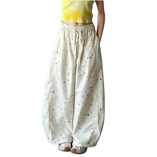 Ropa de calle Y2K pantalones deportivos holgados para adolescentes activos