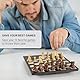 MILLENNIUM ChessGenius Pro Wood Edition Schachcomputer – Edle Holzoptik mit Echtholzfiguren, benutzerfreundliche Bedienung, mobil und vielseitig, ideal für Hobbyspieler mit KI-Lernfunktionen