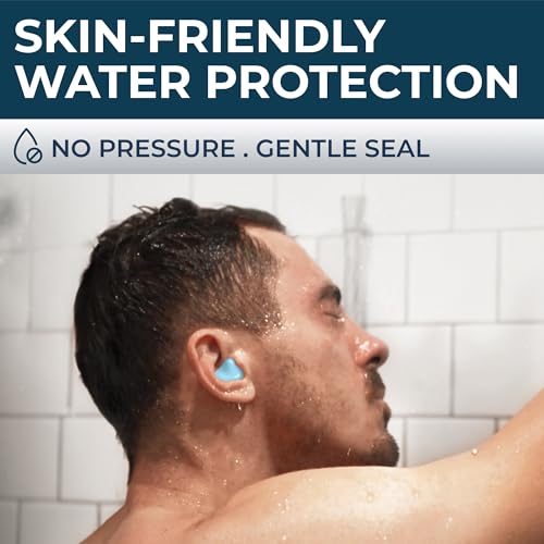 Image of Peace&Quiet PQ Sleeping Ear Plugs Silicone - 30 Wax Moldable EarPlugs for Sleeping Noise Cancelling for Swimming, Sound Blocking Level 32 Db, Color: Blue