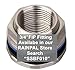 RAINPAL SSBF020 Stainless Steel 304 Bulkhead Tank Fitting (Double Female 1/2” NPT/FIP and Male 3/4