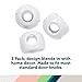 Safety 1st Parent Grip Door Knob Covers, White, One Size (Pack of 3)
