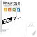 Produktbild 50 BLATT A3 weißer Bastelkarton 200g/m²  PREMIUM PAPIER Reinweiß - DIN A3-29,7x42cm - Druckerpapier Weiss unbedruckt für Fotografie, Präsentationen, Basteln, TONKARTON, Karton - MADE IN GERMANY