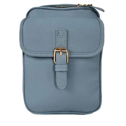 Pochette en cuir au look élégant et design vintage intemporel avec fermoir sécurisé