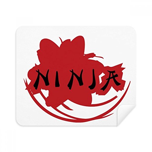 Chiffon de nettoyage 2pcs suède tissu ninja pour entretien écran et optique