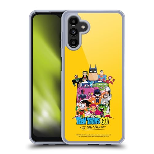 Funda blanda Galaxy A13 5G evita arañazos diseño Teen Titans películas