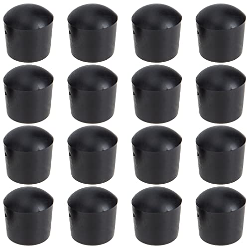 VANZACK 16Pcs Foosball Rod Caps, Foosball Table Rod End Caps, Foosball Table Safety End Caps, Fooseball Table Soccer Table Accessory Replacement, Rubber Caps Foosball Machine