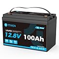 TTWEN 12V 100Ah LiFePO4 Battery, Group 31 Built-in 100A BMS Lithium Battery, Low-Temperature Protection, Deep Cycle Battery for Trolling Motor, RV, Solar, Marine, Camping and Off Grid Applications