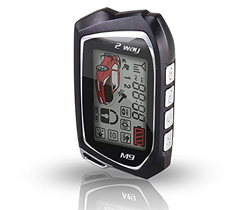 2 Way Car Alarm System With 1.73 Inch Big Lcd Pager Display Turbo Timer Mode Shock Warning Dc12V #TOP1