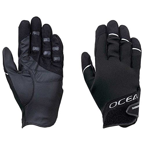 シマノ(SHIMANO) グローブ 防寒グローブ オシア・3Dストレッチクロロプレングローブ GL-295S ブラック L 3枚目