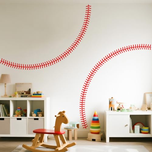 Vinilo decorativo béisbol gigante para pared y techo miniatura 3