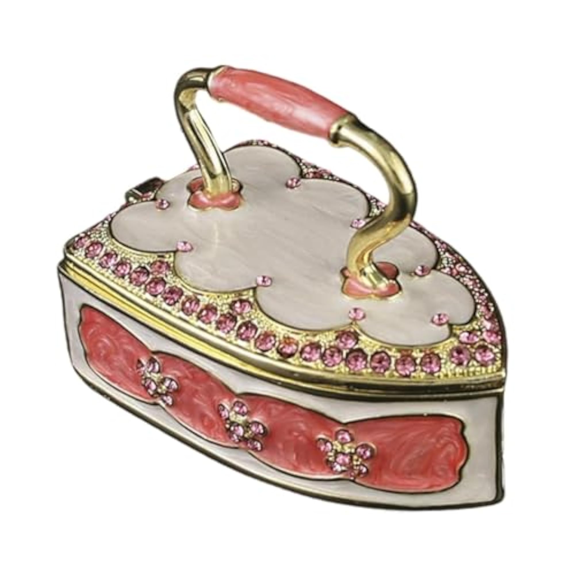 Enameled Trinket Box Decor Sturdy Birthday Present