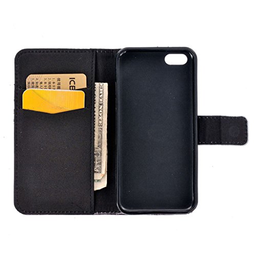 CareyNoce Custodia in Pelle per iPhone 5C,Dente di...