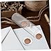 HONITANO 10Pcs Coin Storage Tubes Transparent Coin Protectors for Coin Collecting Coin Organizer for All Coin Protection Convenient