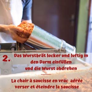 Wengler's Schafsaitling 18/20 18m - Schafsdarm Naturdarm für Bratwurst zart und dünn - 1A Metzgerqualität - brühfest, räucherfähig